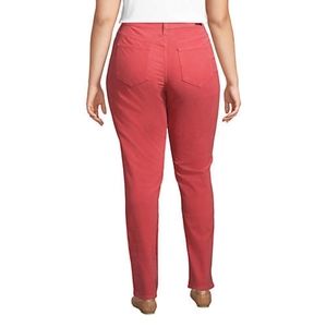 Lands' End corduroy pants, rose, straight leg, size 18W
